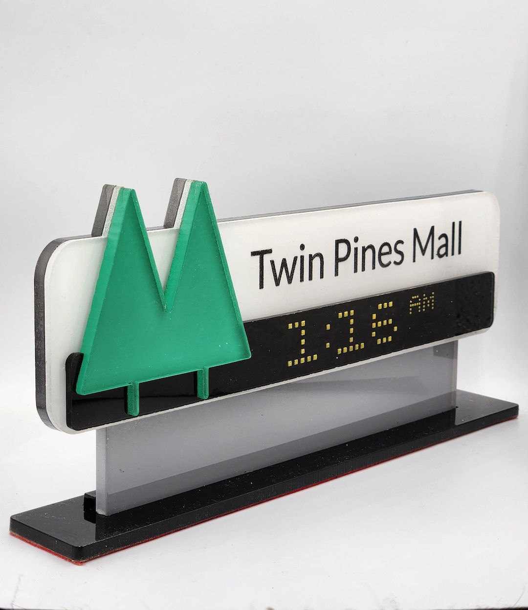 バックトゥザフューチャー TWIN PINES MALL 電飾看板 模型 バックトゥザフューチャー TWIN PINES MALL 電飾看板 模型