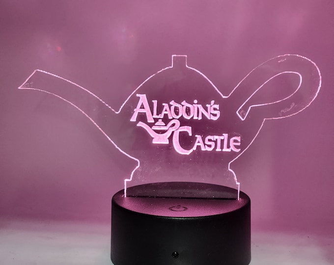 Aladdins Castle Arcade Led Light Sign ( Free Shipping ) - Etsy