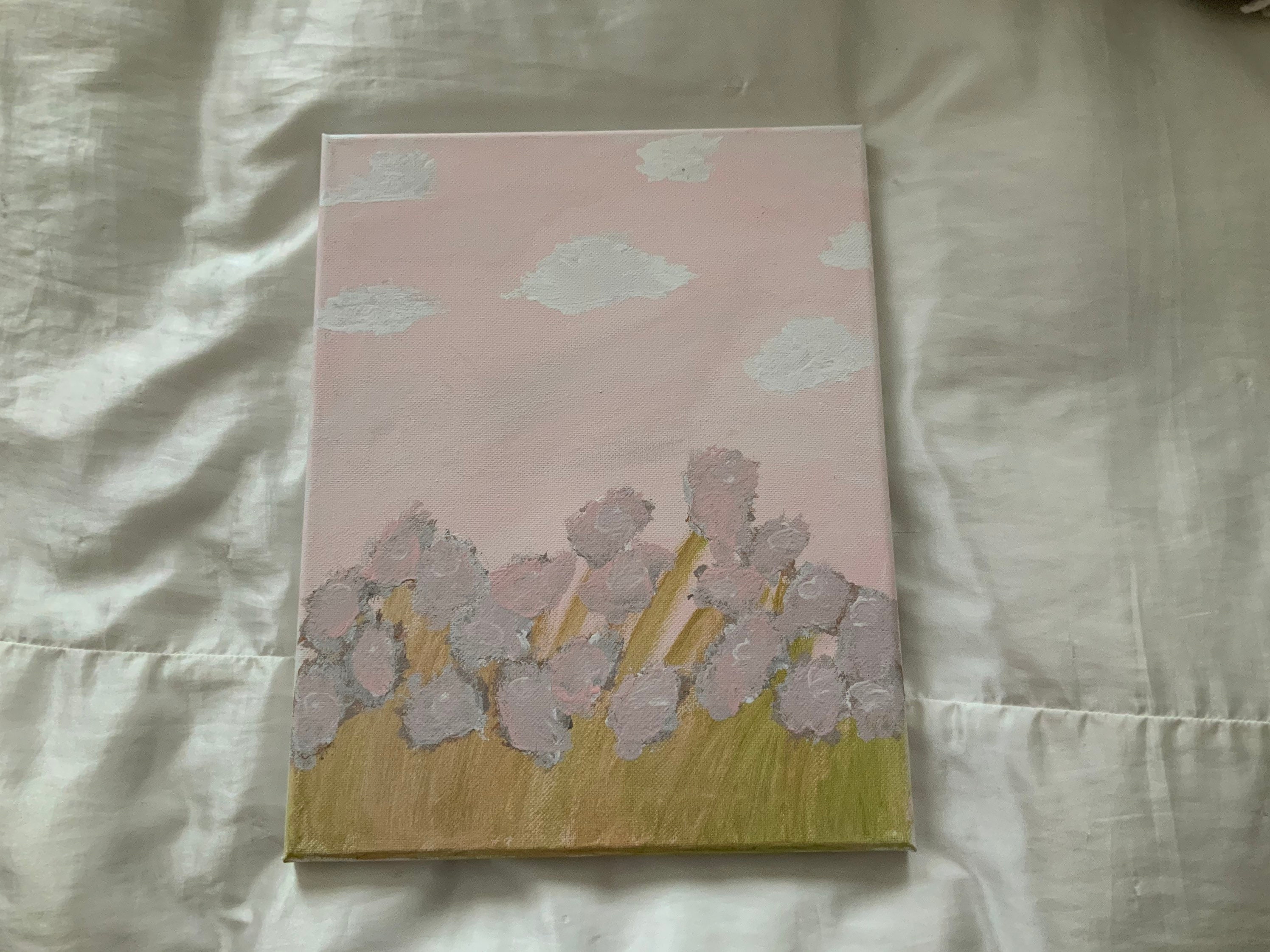 Fantasy Fields / 8”x10” painting