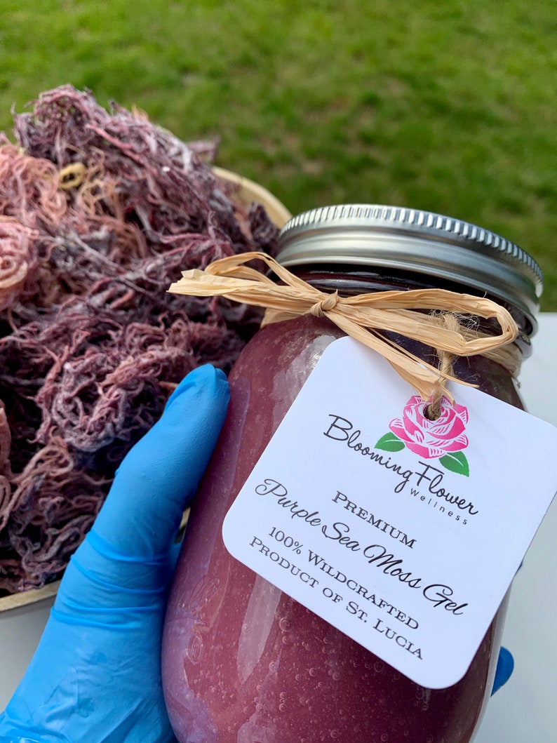 Purple Sea Moss Gel Etsy
