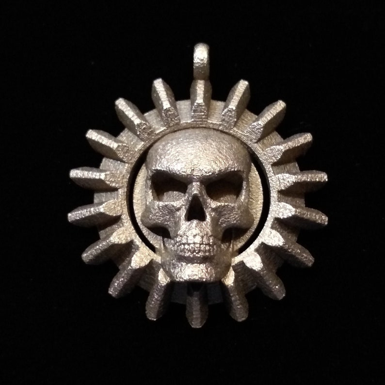 Premium Death#39;s Head Zipper Pull Premium Death#39;s Head Zipper Pull
