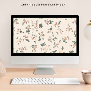 Vintage Floral Desktop Wallpaper