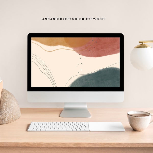 Boho Abstract Desktop Wallpaper