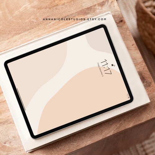 Neutral Texture Tone Aesthetic Minimalistic Ipad Wallpaper Etsy