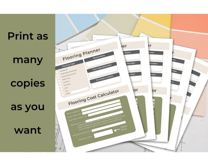 Flooring Planner, Interior Design Planner, Home Remodel and Renovation