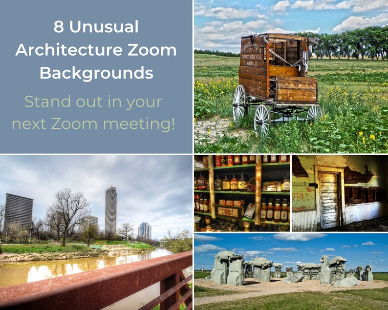 Architectural Zoom Backgrounds 2, Super Unique, Perfect for
