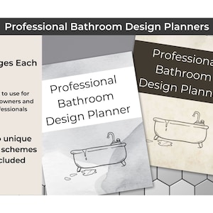 Professional Bathroom Remodel Planner, Homeowner and Professional Renovations, Easy Results