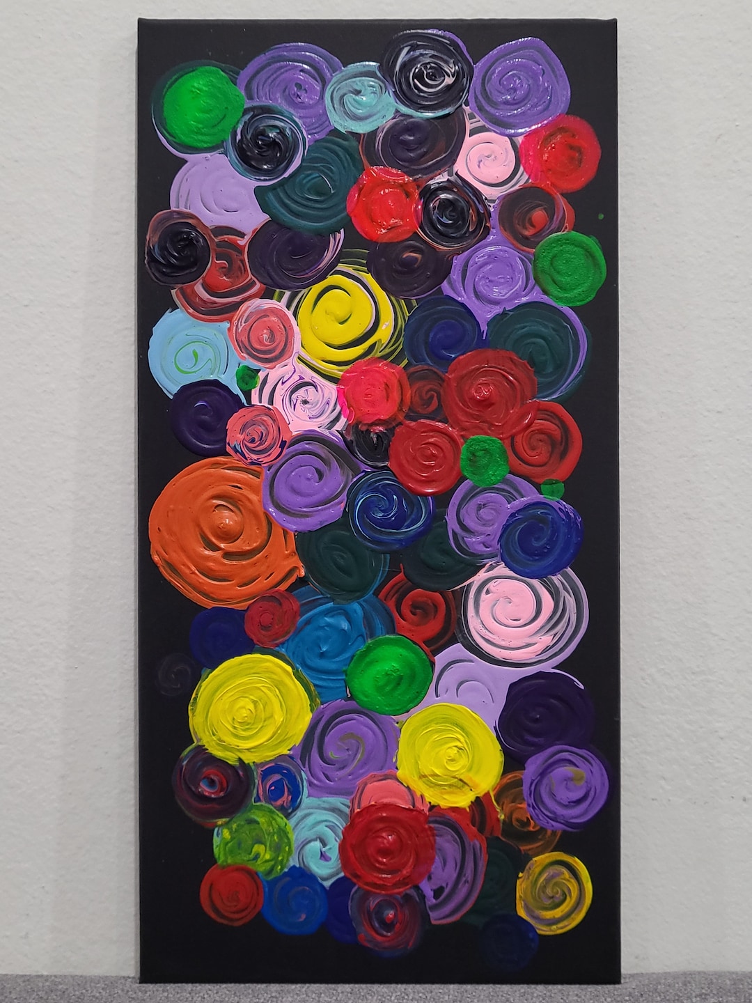 Lolly Lolly Original Acrylic Hand Painting/12×24" Canvas Art by J - Etsy
