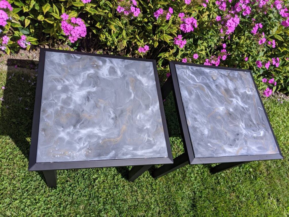 Marble side tables coffee tables living room furniture Etsy