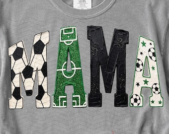 Soccer Mama PNG, Game Day Mom Digital Download, Team Sports Shirt, Sublimation and Digital Download, Trendy Soccer Season Boutique