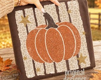 Fall Pumpkin PNG, Leopard Autumn Digital Download, Sublimation DTF, Trendy Boutique Shirt, Pumpkin Season Design, Halloween Shirt, Neutral