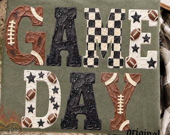 Game Day Football PNG, Neutral Sports Digital Download, Team Mom Shirt, Sublimation and Digital Download, Trendy School Mascot, Cheer Season