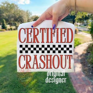 Certified Crashout PNG, Funny Digital Download, Trendy Meme Shirt, Edgy Sublimation and DTF, Western Retro Design, Sarcastic Boutique image 4
