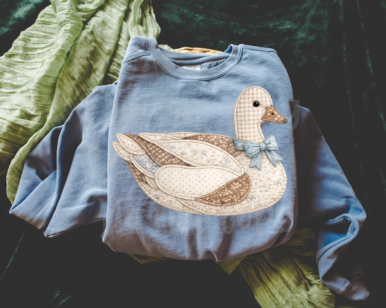 Vintage Goose PNG | Grandma Core Digital Download | Sublimation and DTF Design | Cottagecore Farmhouse Shirt | Trendy Thrifting File image 3