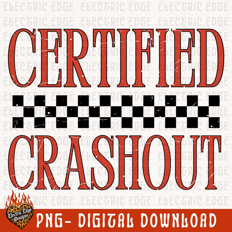 Certified Crashout PNG, Funny Digital Download, Trendy Meme Shirt, Edgy Sublimation and DTF, Western Retro Design, Sarcastic Boutique image 2
