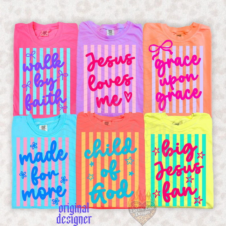 Comfort Colors Mockup. Christian bundle designs.
