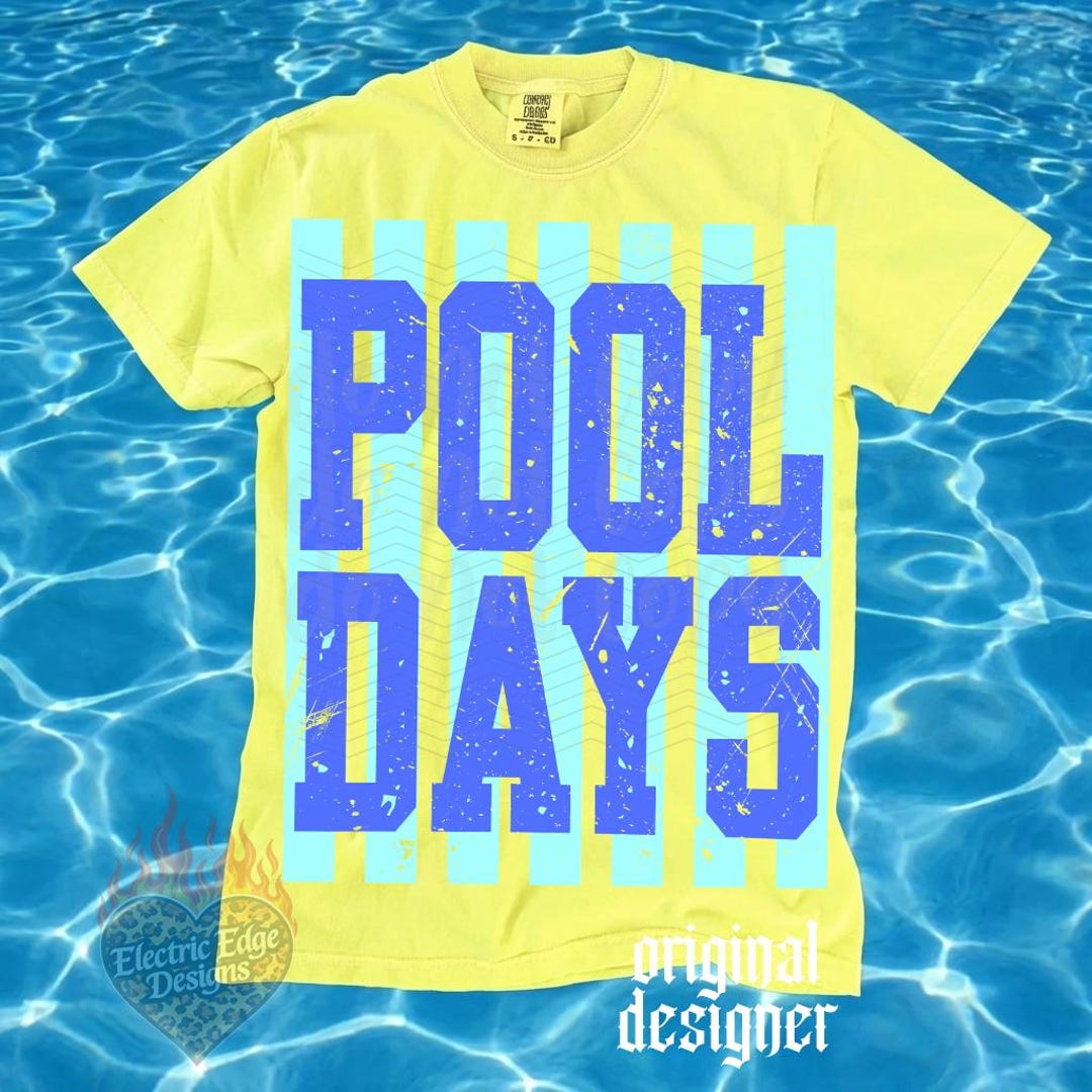 Pool Days PNG | Trendy Summer Digital Download | Vacation Shirt ...
