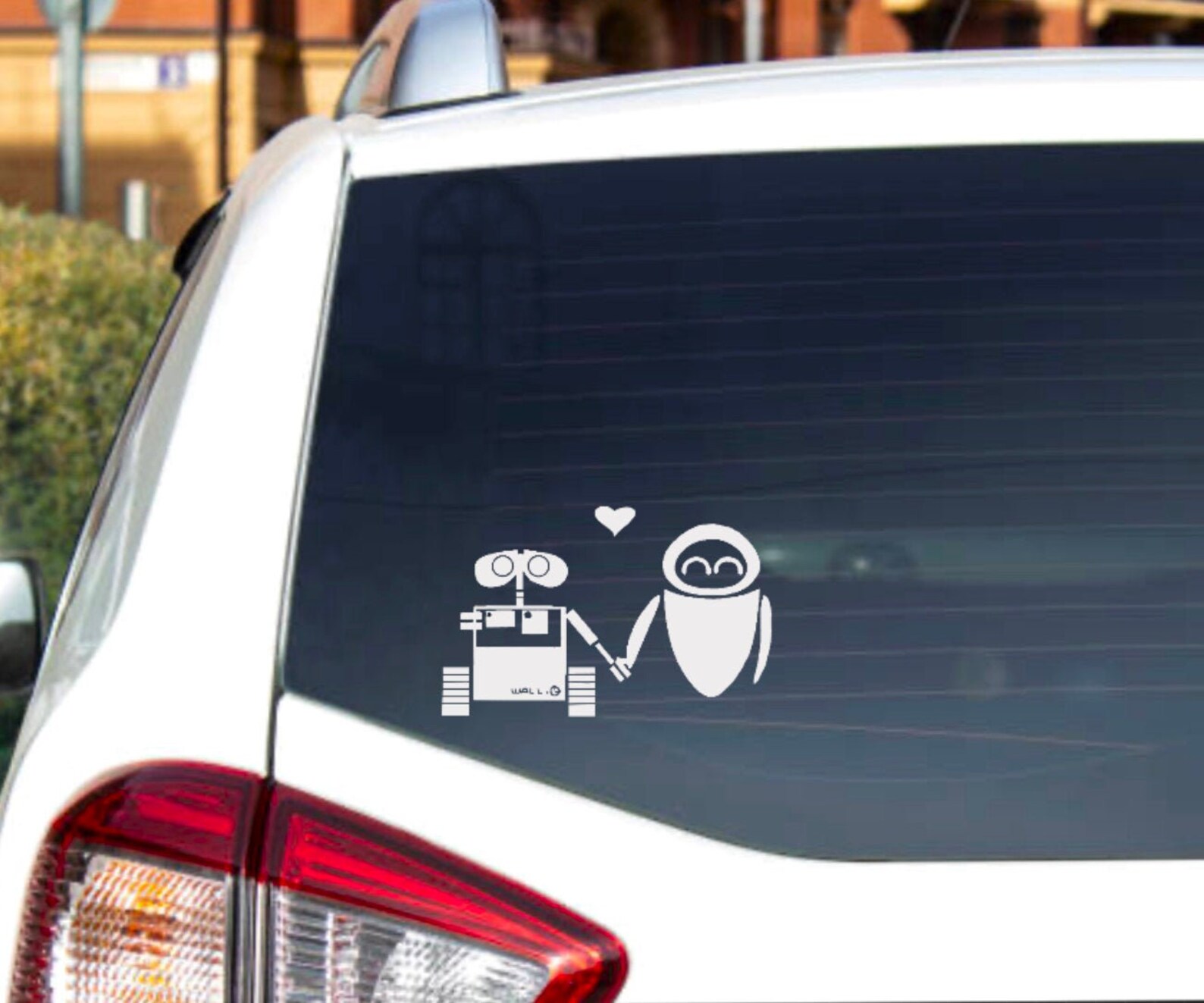 Walle and Eve Decal Car Decal Etsy