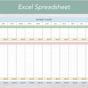 Budget Tracker Excel Spreadsheet