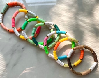 Warm Weather Colorblock Bracelet in Sands