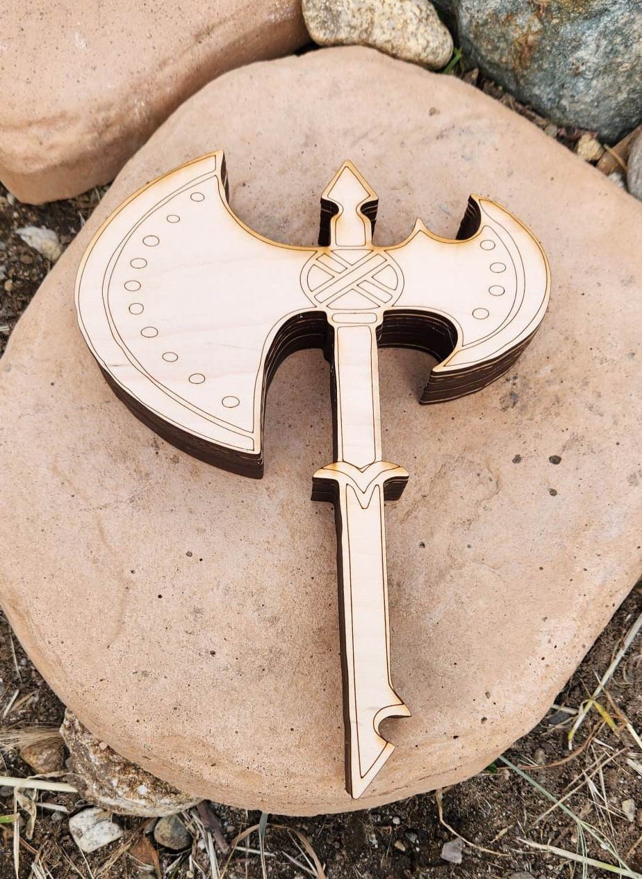 DnD Personalized Axe Dice Box for Dungeons and Dragons and Other Dice