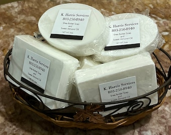 Shea Butter Soaps with Sweet Almond Oil, 3 oz