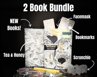 Cita a ciegas con un paquete de 2 libros / Regalo para amantes de la lectura / Regalo personalizado seleccionado a mano / Para amantes de los libros / Booktok / Romance picante / Romance oscuro / Romance / Terror