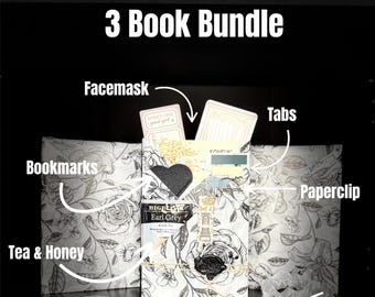 Cita a ciegas con un paquete de 3 libros / Regalo para amantes de la lectura / Regalo personalizado seleccionado a mano / Para amantes de los libros / Booktok / Romance picante / Romance oscuro / Romance / Terror