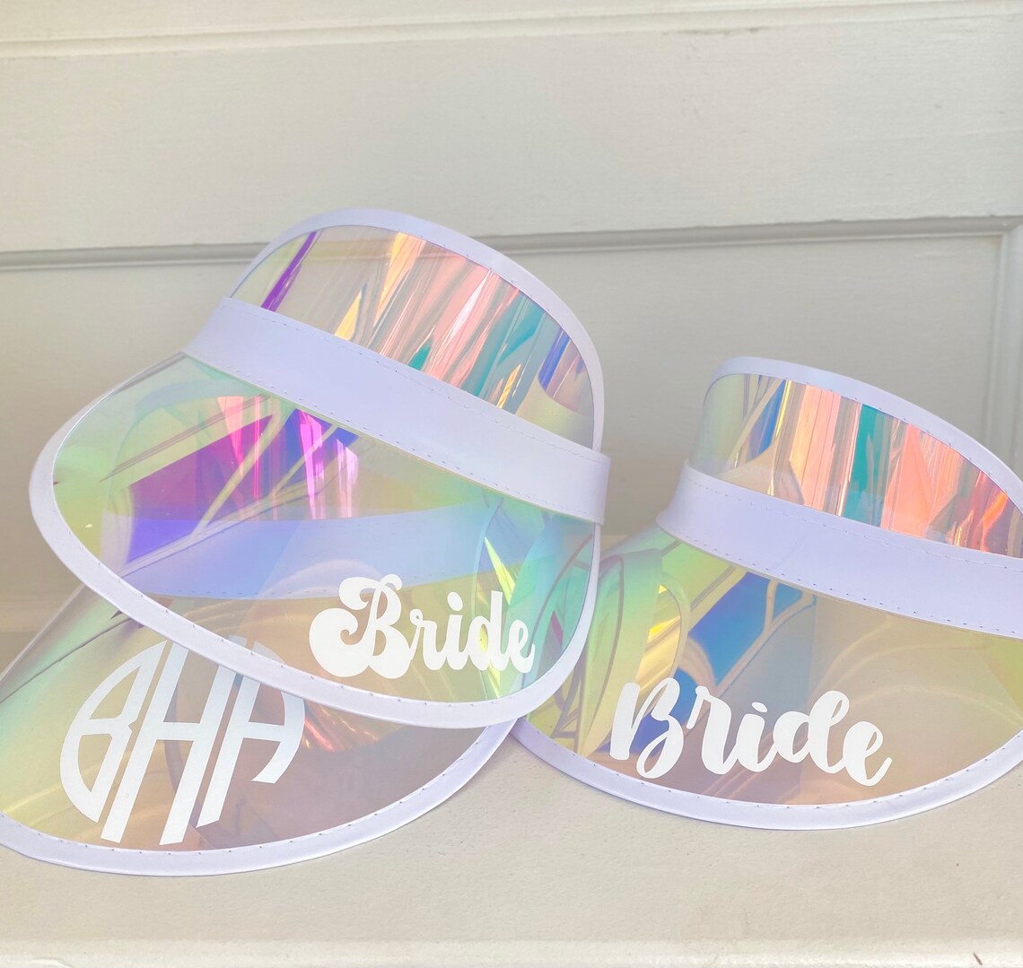 Bachelorette Visors Bride Visor Bachelorette Party Sun Visors Etsy