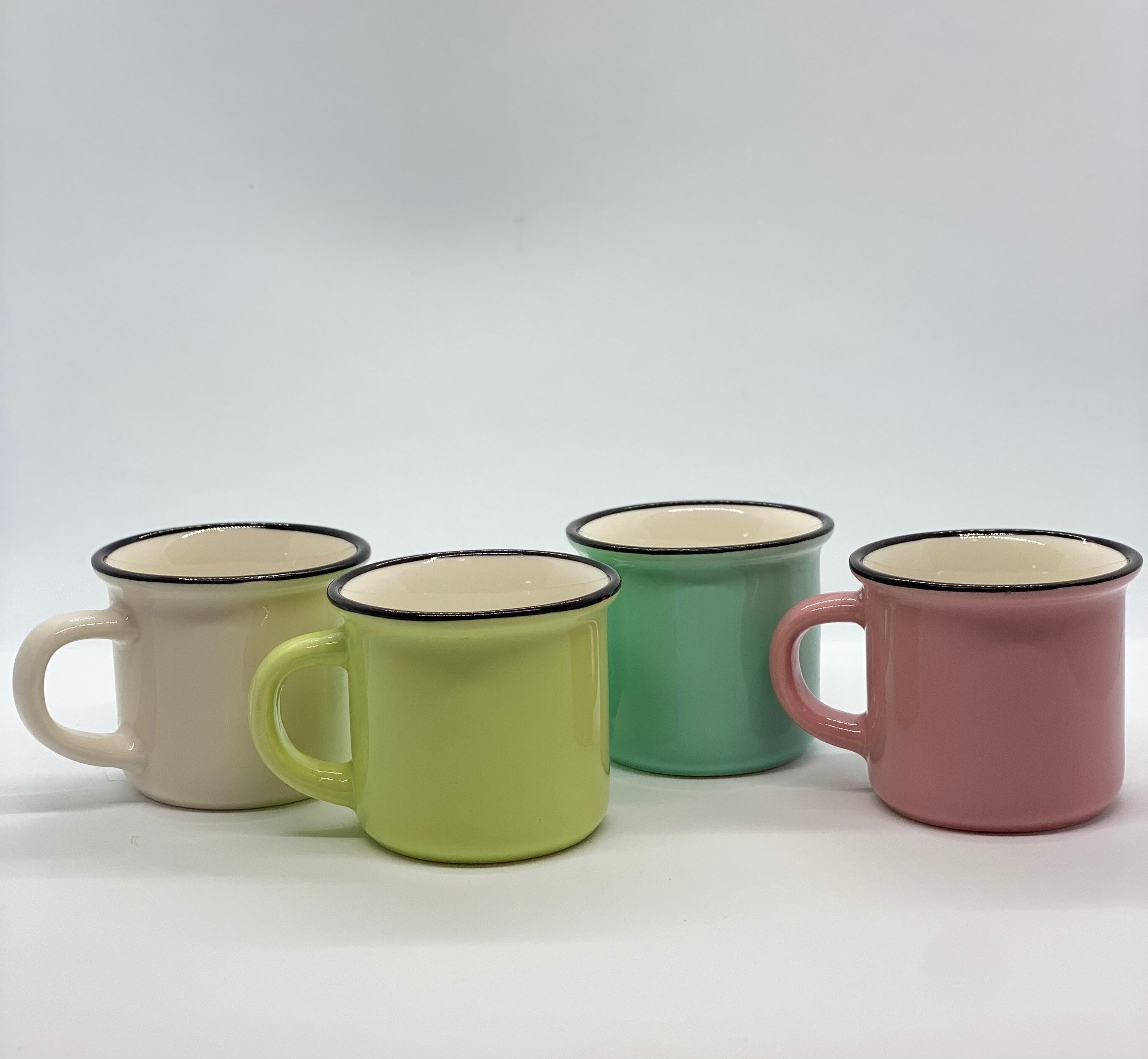 Mini Espresso Shot Glasses Coffee Shot Glasses Colorful Etsy