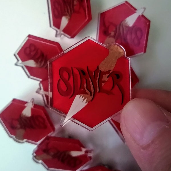 Vampire Slayer Acrylic Pin