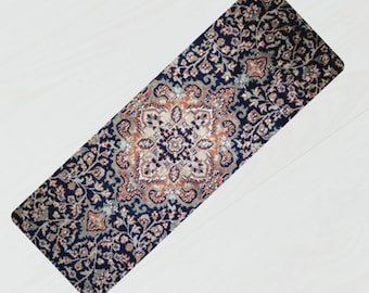 Persian Carpet Printed Yoga Mat - Rubber Exercise Mat with Persian Carpet Pattern - Vintage Meditation Mat - Antique Style