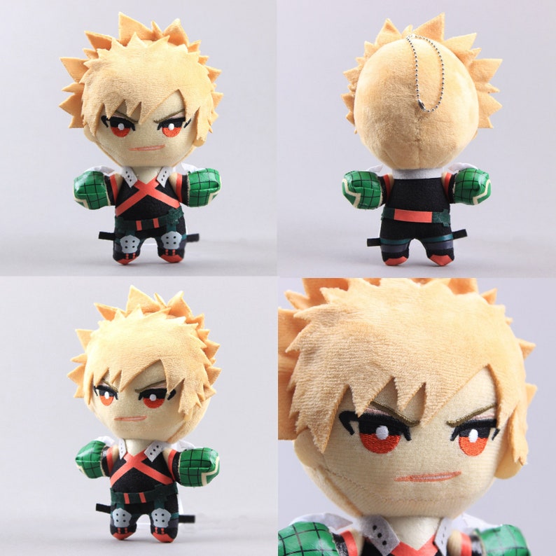 My Hero Academia Plush Keychain My Hero Academia Anime Gift Etsy