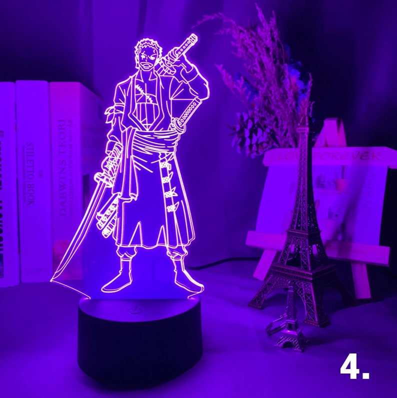 One Piece Anime 3D Acrylic Night Light LED Colorful Light ...