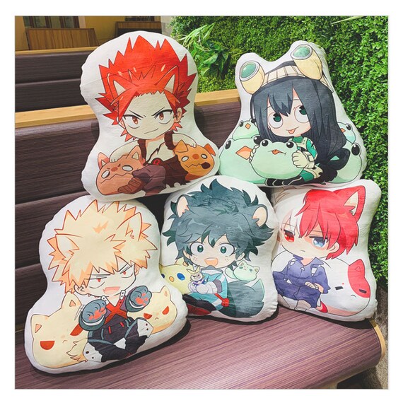 my hero academia plush pillow