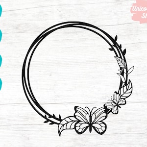 Free Free 65 Butterfly Wreath Svg Free SVG PNG EPS DXF File