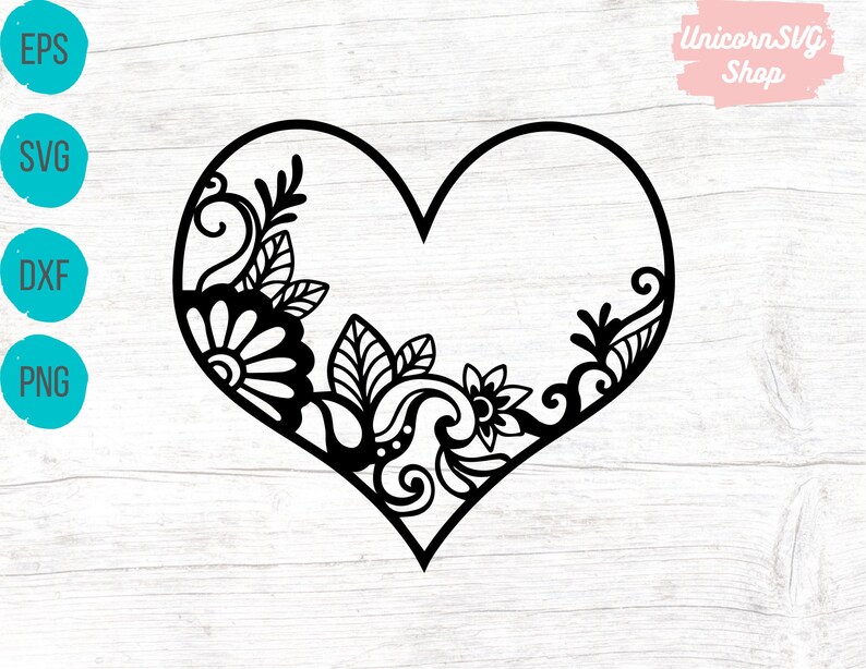 Free Free Half Flower Svg Free 745 SVG PNG EPS DXF File