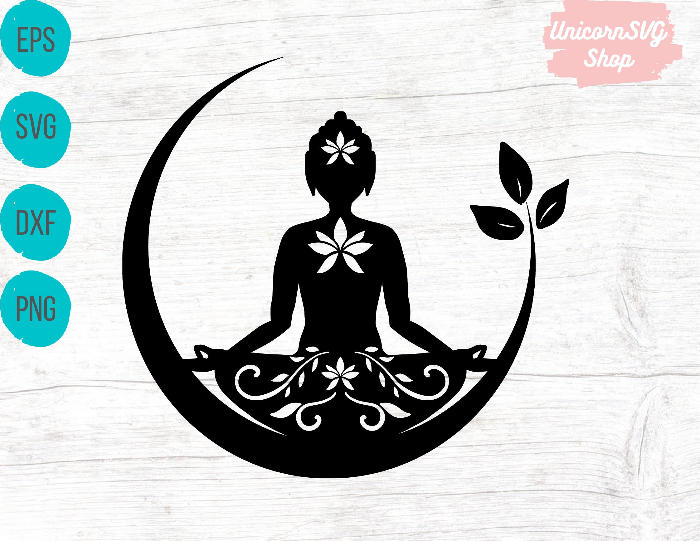 Download Buddha Svg Chakra Svg Peace Love Svg Good Vibes Svg Mandala Etsy