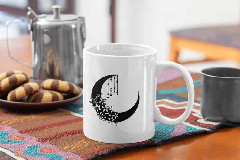 Download Moon Phase svg Floral moon svg Boho svg Zentangle svg Moon ...