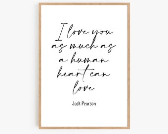 This Is Us Quote Home Wall Decor | Digital Download | Love | Romantic Quote | Sign | Wall Art | Bedroom | Nursery | Living Room | Modern
