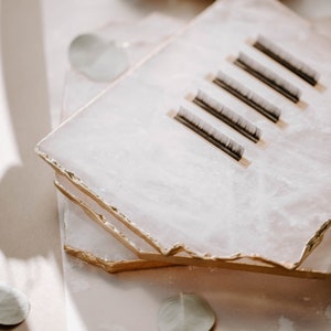 Authentic White Quartz Lash Tile