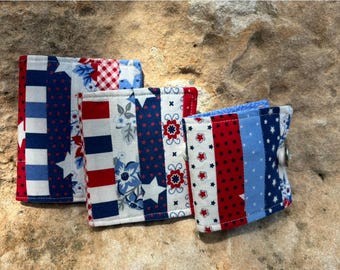 Quilted Patriotic Needlebooks
