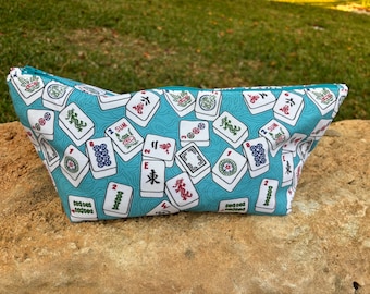 Mahjong Tile Bags! Flat Bottom — Easy to Fill! Many fabrics to choose from!
