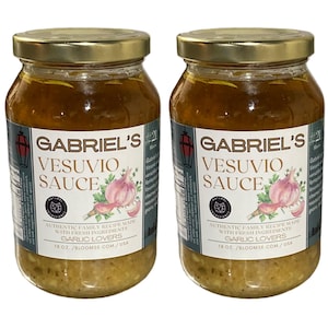Gabriel&#39;s gourmet Garlic Vesuvio Sauce, All Natural