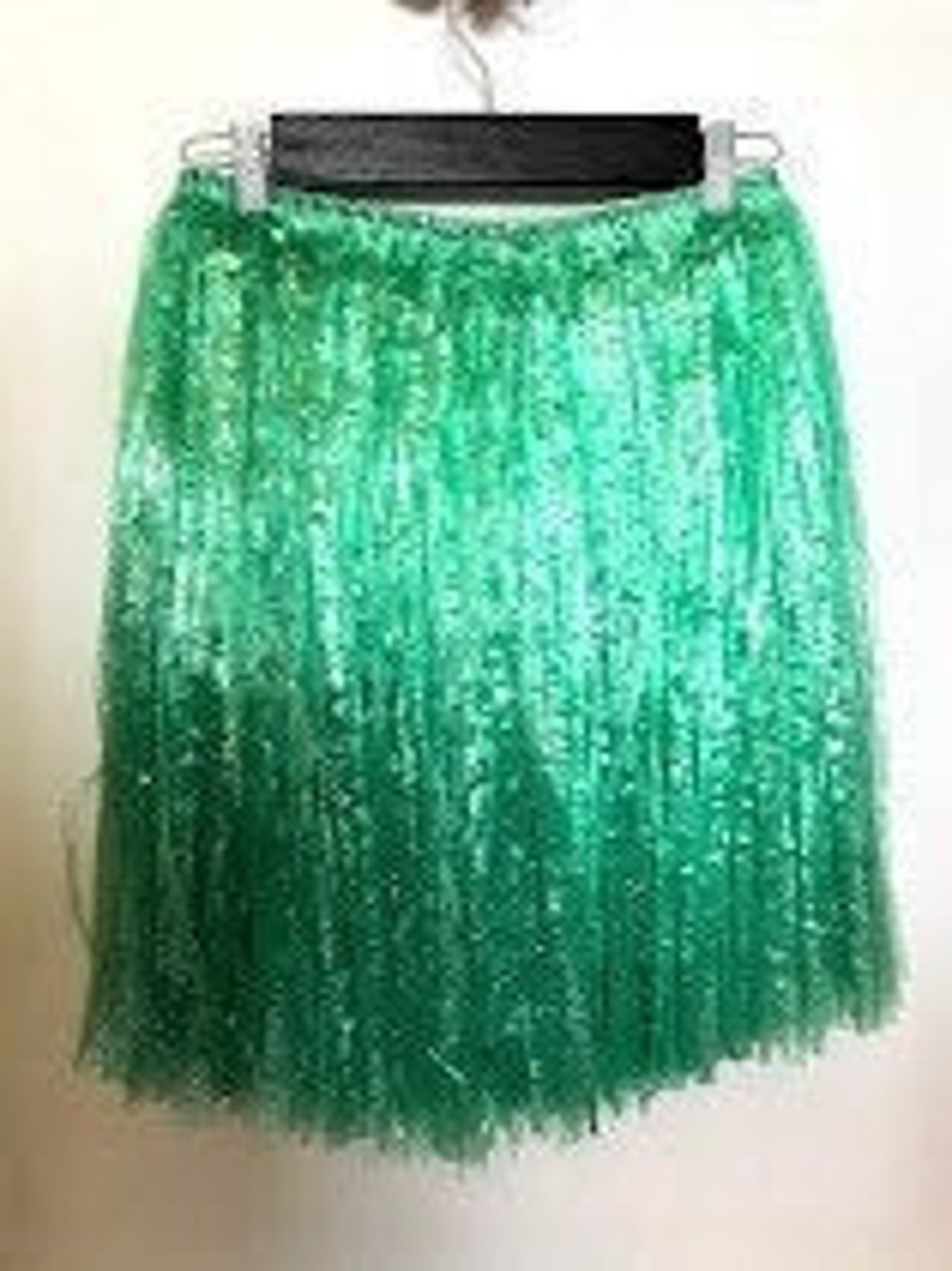 Girl's Green Cellophane Hula Skirt Etsy