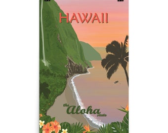 24"x36" Hawaii Travel Poster