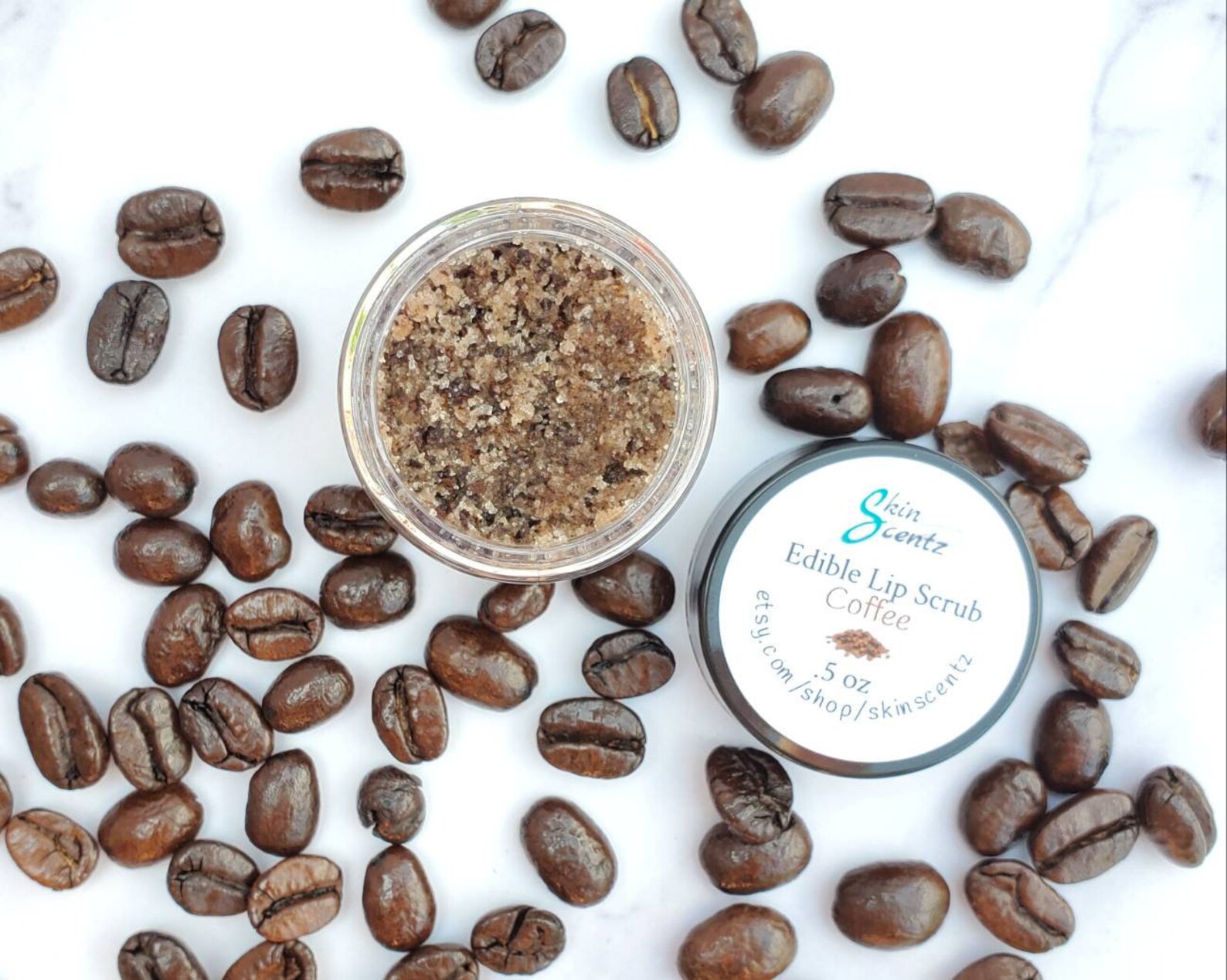 Coffee Sugar Lip Scrub Natural Vegan Edible Lip Scrub .5 Etsy