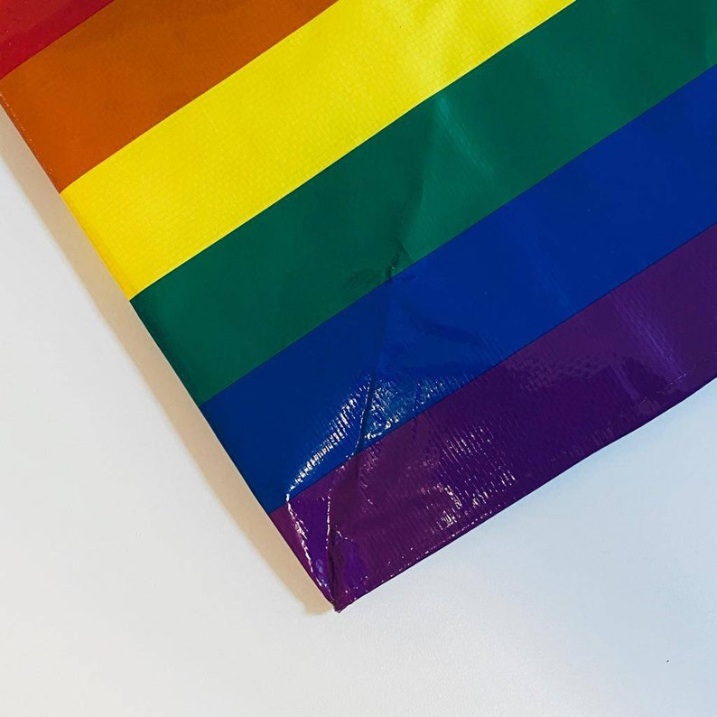 Support LGBT Buy Large IKEA KVANTING Rainbow Gay Pride Bag Etsy