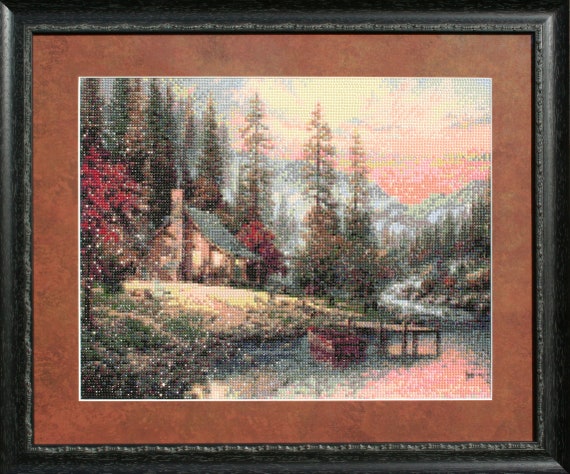 Cabin in the Wilderness diamond Painting Art Completed-wooden - Etsy