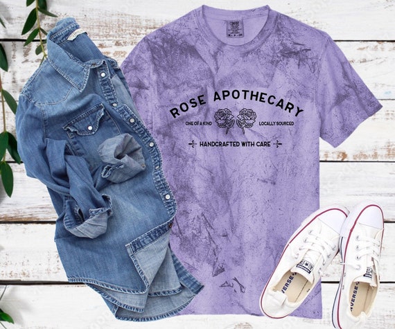 Rose Apothecary Locally Sourced Tshirt Gift T-Shirt Rose Tee Rose Apothecary Locally Sourced Tshirt Gift T-Shirt Rose Tee